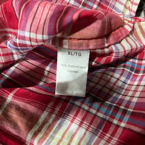 Ardene | Pink Plaid Lightweight Tank - Picture 8 of 13
